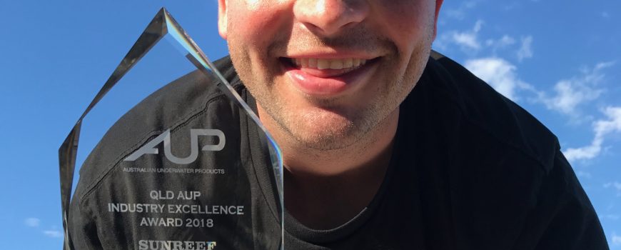 Dan Hart with AUP award