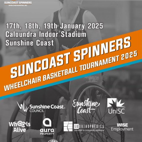 Suncoast Spinners to host Australia’s largest wheelchair basketball tournament